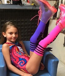 children in leggings